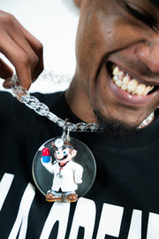 COLLIER « DOCTOR MARIO »(CIRCLE PENDENTIF)