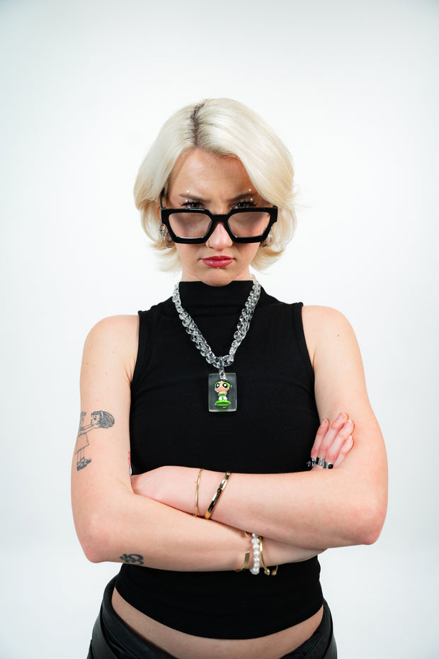 COLLIER « REBEL » (CARÉE PENDENTIF)