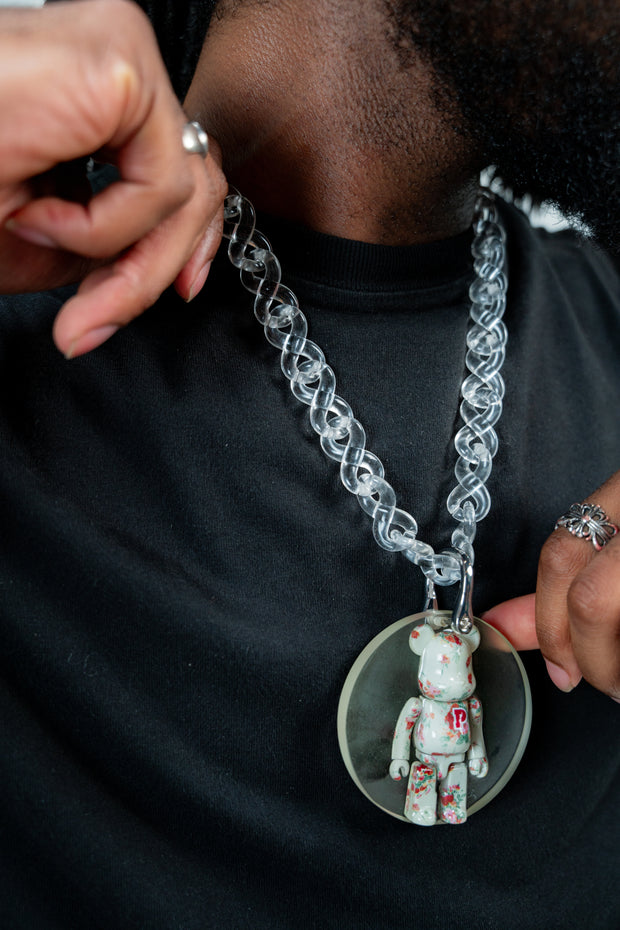 COLLIER « FLOWER BEARBRICK » (CIRCLE PENDENTIF)