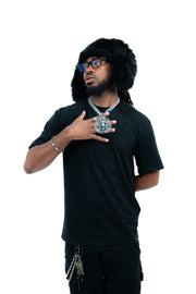 COLLIER "BEARBRICK X-MAN" (CIRCLE PENDENTIF)