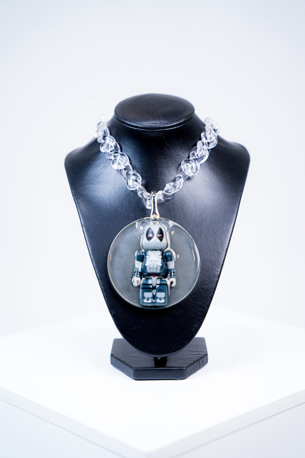 COLLIER "BEARBRICK X-MAN" (CIRCLE PENDENTIF)