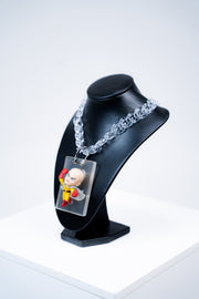 COLLIER « ONE PUNCH MAN »  (RECTANGULAIRE PENDENTIF)