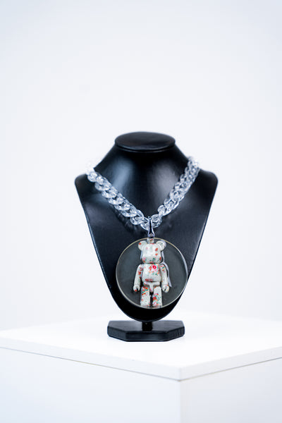 COLLIER « FLOWER BEARBRICK » (CIRCLE PENDENTIF)