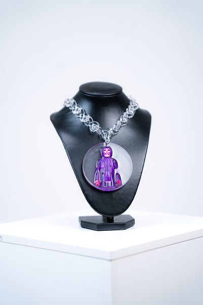 COLLIER « MISFITS THE FIEND » (CIRCLE PENDENTIF)